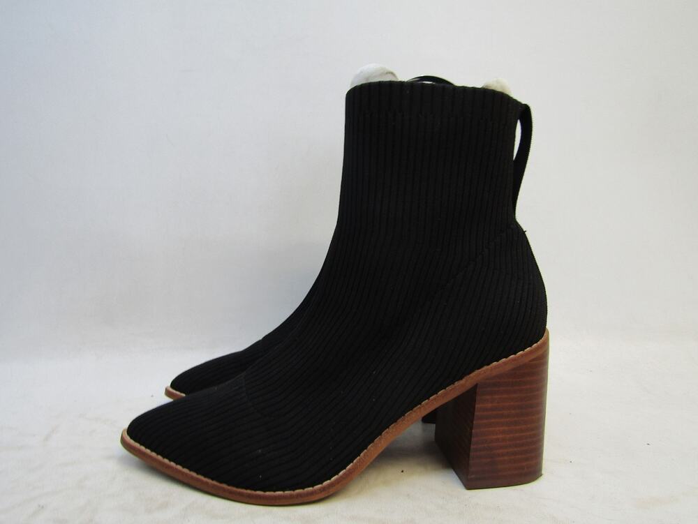 Steven By Steve Madden Womens Size 11 Black Knit Fashion Boots Booties